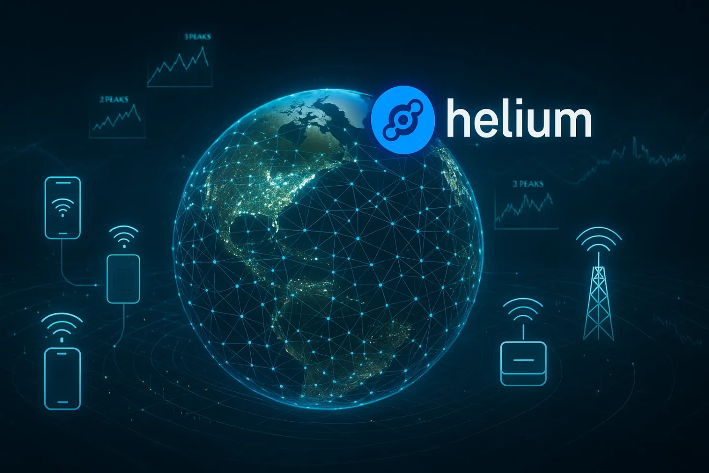 Crypto Remote Viewing Reveals Helium's (HNT) Hidden 3-Peak Pattern Through 2027