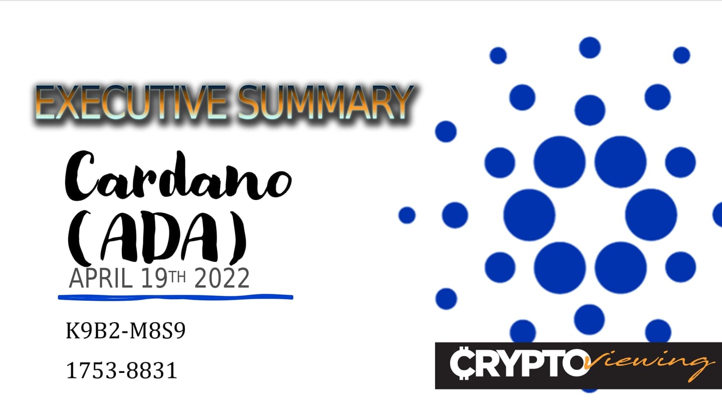 Executive Debrief for Cardano: Remote Viewing Team Sees Major Price Movements Ahead