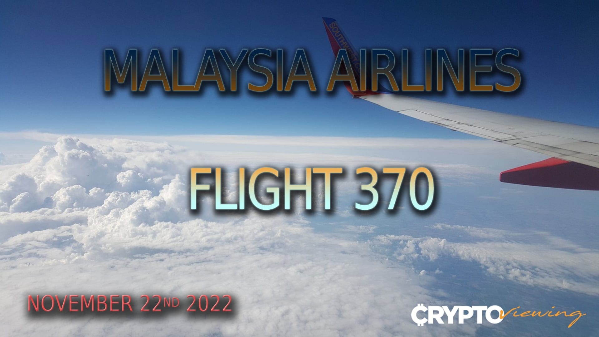 The Malaysia Airlines Flight MH370 Cover-Up: Why 239 People Had to Die