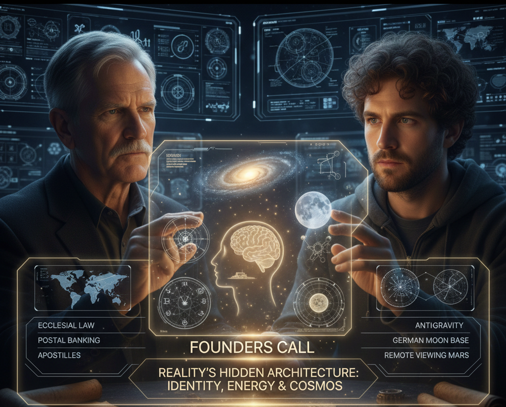 Founders Call with Eugeni: Birth Certificates, Hidden Space Programs, and the Architecture of Reality