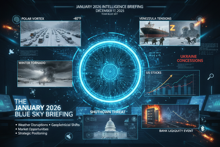 January 2026 Intelligence Brief: What Team Blue Sky Sees Coming