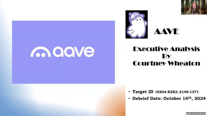 AAVE Executive Debrief: BlackRock Connection & Behind-the-Scenes Drama