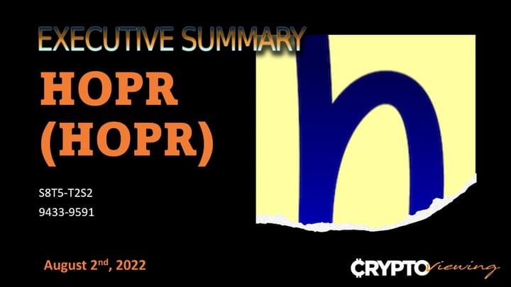 Hopper Token (HOPR) Executive Debrief: Questionable CIA Connections