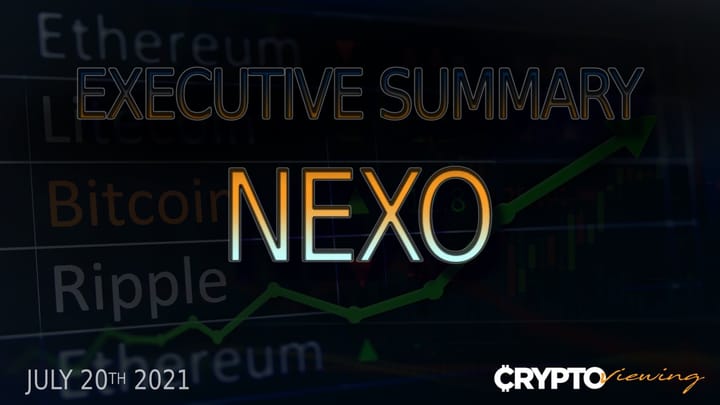 Executive Debrief for NEXO: Is Crypto Lending the Future of Banking?