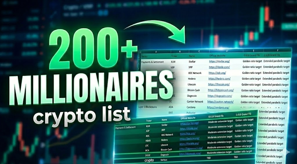The 200+ Millionaire Crypto List