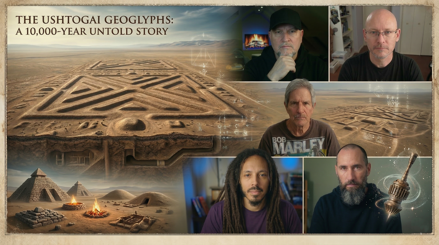 Remote Viewing the Forgotten Ushtogai Geoglyphs of Kazakhstan